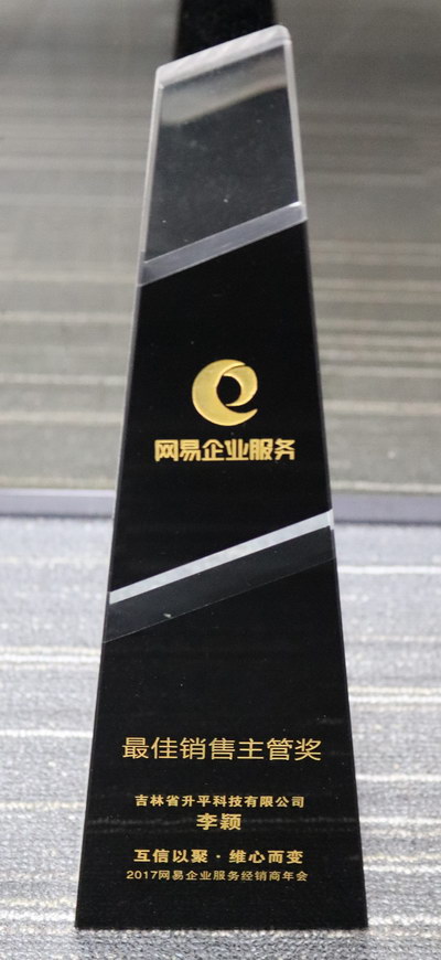 2017年网易最佳销售主管-李颖
